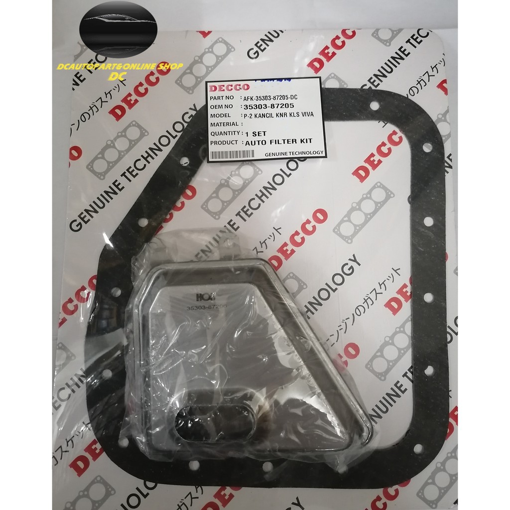 car accessories car filter AUTO TRANSMISSION FILTER KIT SET PERODUA