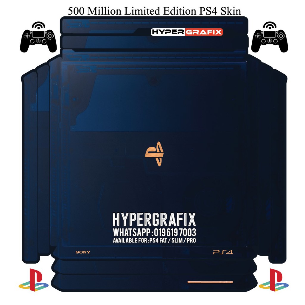 PS4 PLAYSTATION STICKER SKIN DECAL PS4 FAT PS4 SLIM PS4 PRO DESIGN 1158 ...