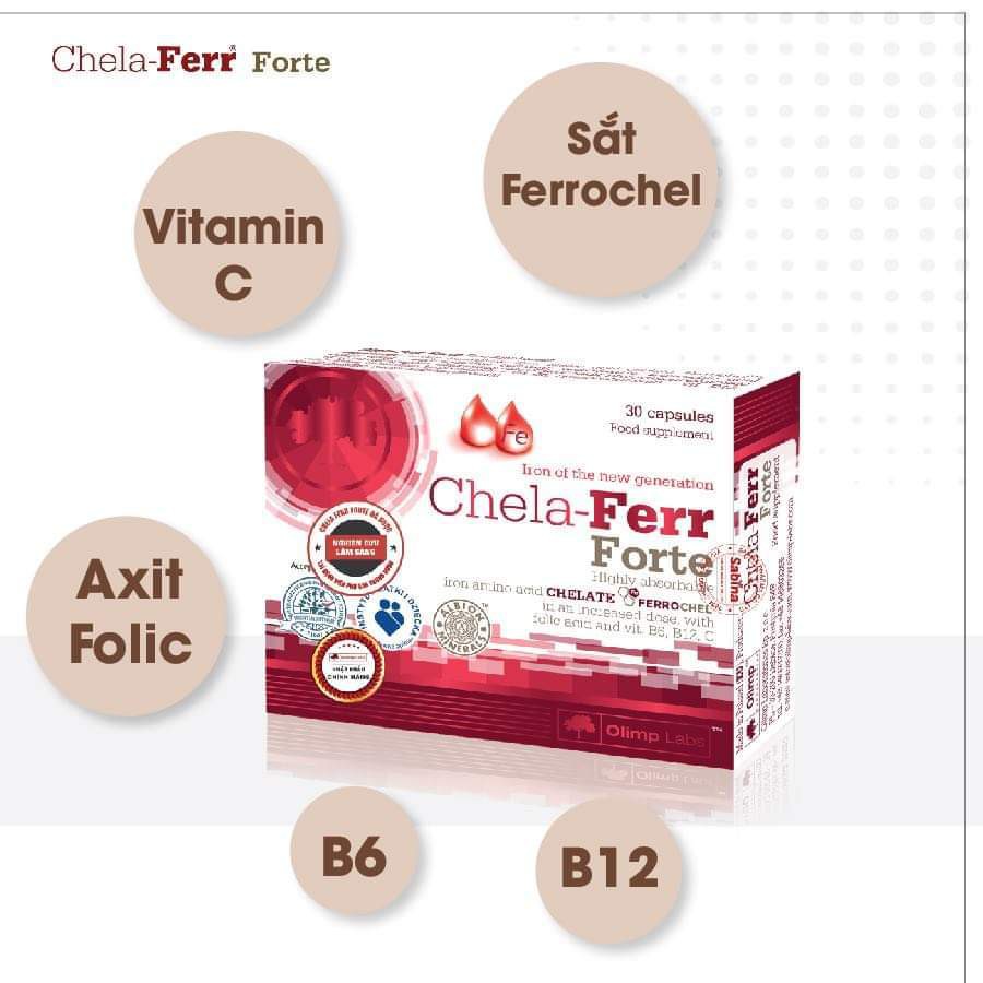 Chela-ferr Forte Organic Iron - Iron Supplement, For Pregnant Mothers ...