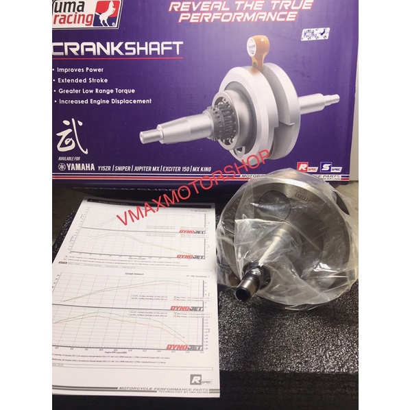 UMA RACING GRANDSAP CRANKSHAFT CRANKSAP JACK ROD Y15 STROKE 58.7MM 62MM