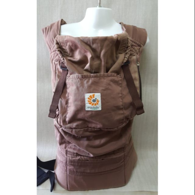 Preloved Ergobaby Organic Brown Baby carrier