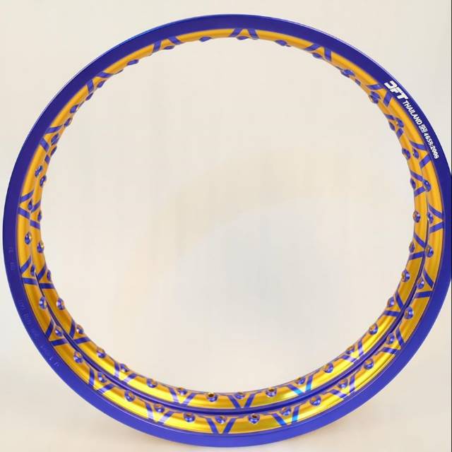 Rim Rims PELENG V LINE VLINE V-LINE DFT THAILAND Blue Gold 1.40 RING 17 ...