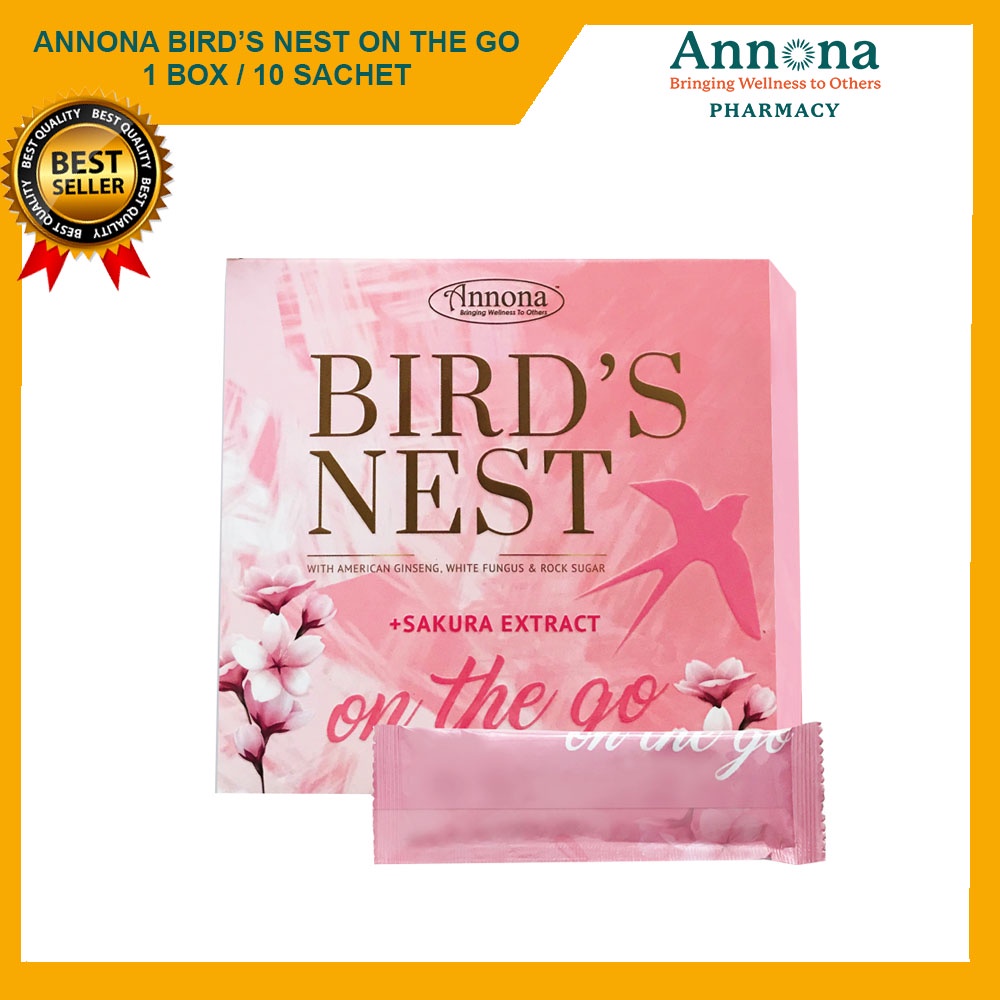 ANNONA BIRD'S NEST ON THE GO (1 BOX 10 SACHET) Shopee Malaysia