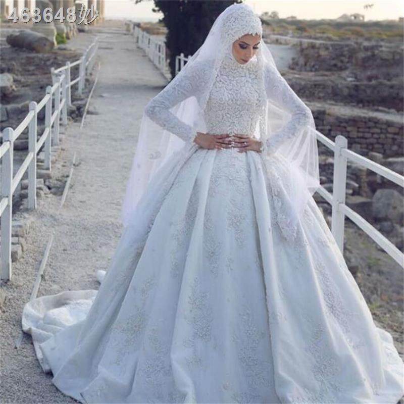 Hijabi wedding outlet dress