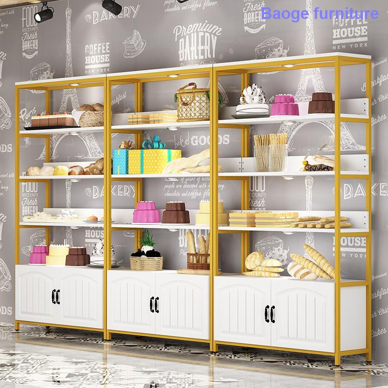 Ready stock!！Multi-layer bread cabinet display rack supermarket ...