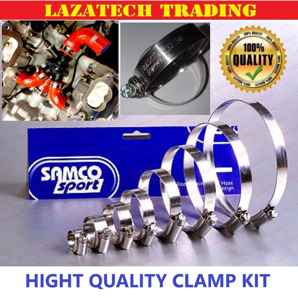 SAMCO HOSE CLAMP KIT (STAINLESS STEEL MATERIAL) (12mm To 100mm