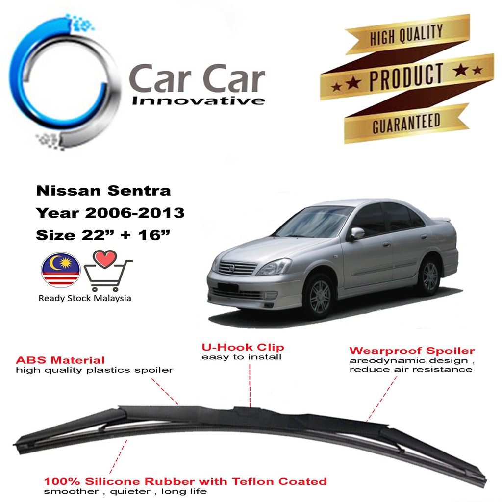 Nissan Sentra Wiper Blades Size