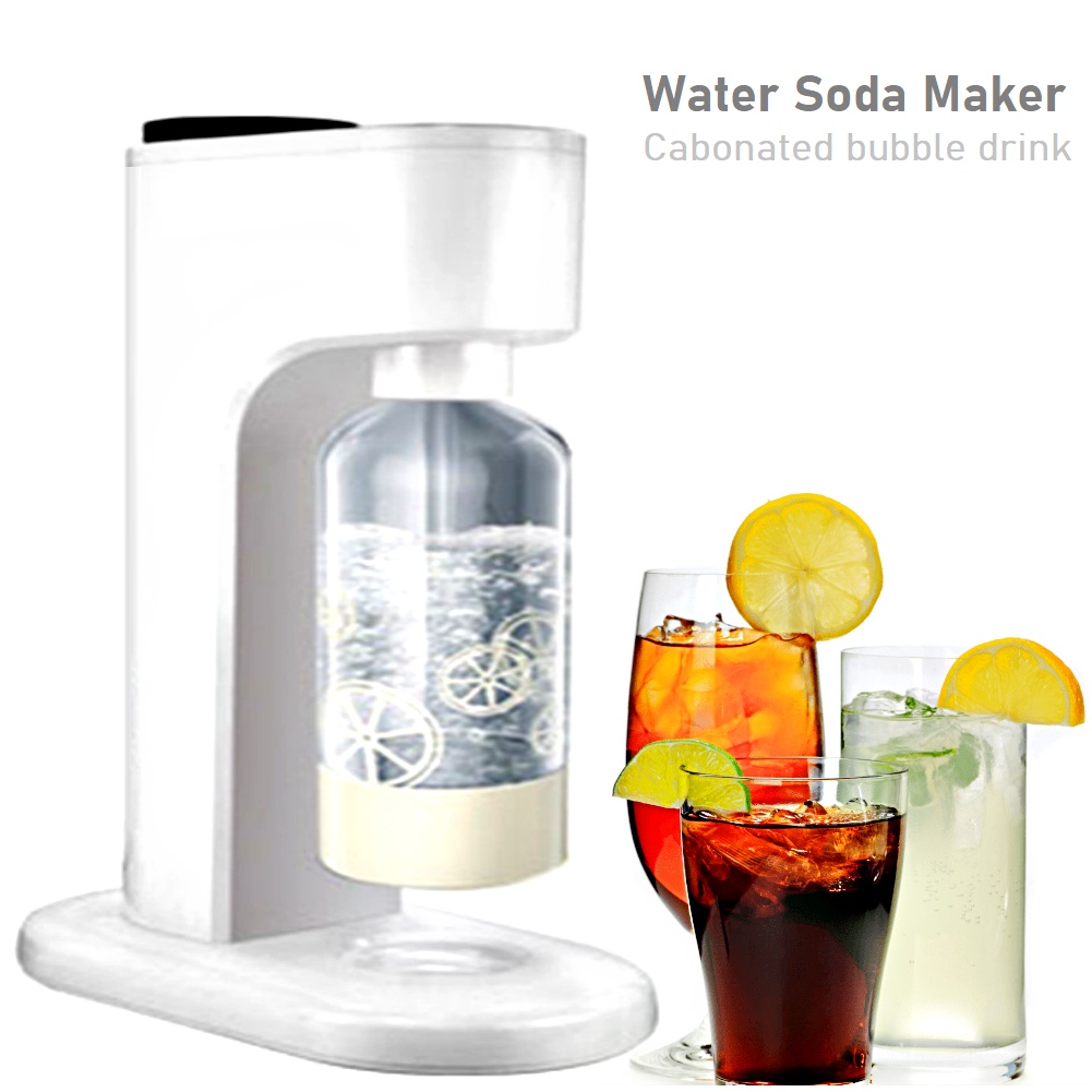 Water Soda Maker Sparkling CO2 Carbonated Drink Bubble Beverage Seltzer ...