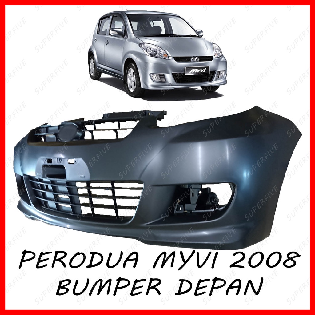 PERODUA MYVI FACELIFT (2008 2010) FRONT BUMPER / BUMPER DEPAN