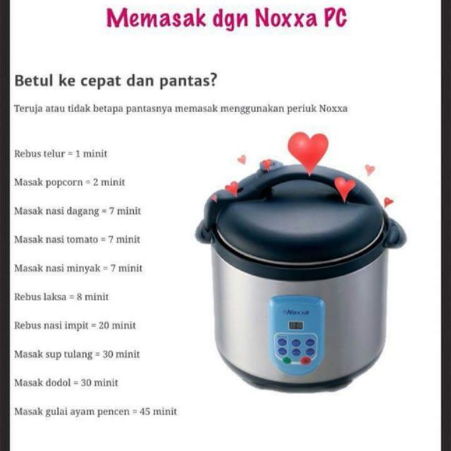 Resepi masak discount guna pressure cooker