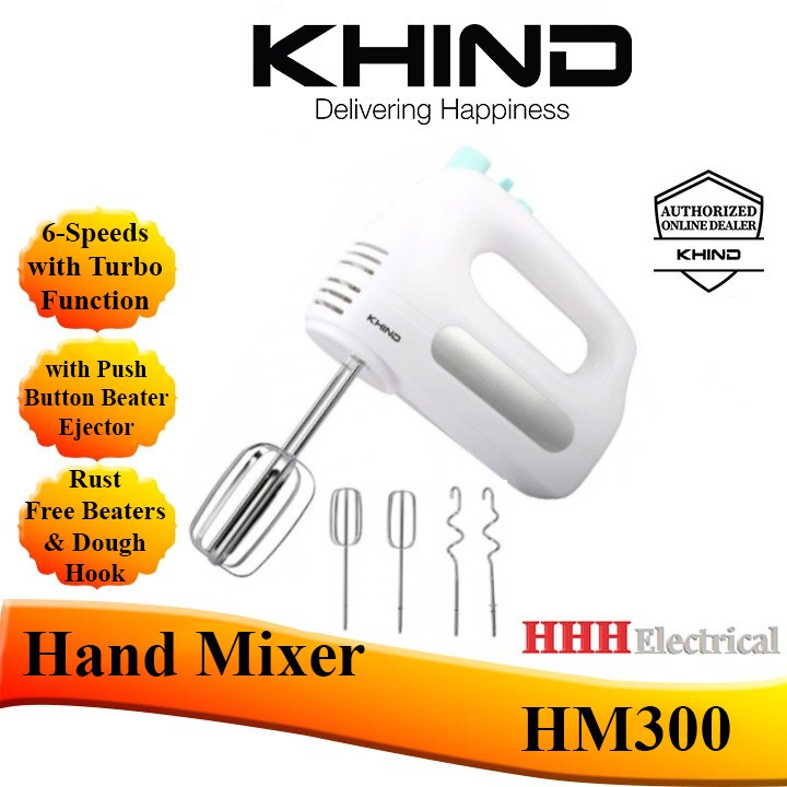KHIND Hand Mixer HM300 HM200 Shopee Malaysia