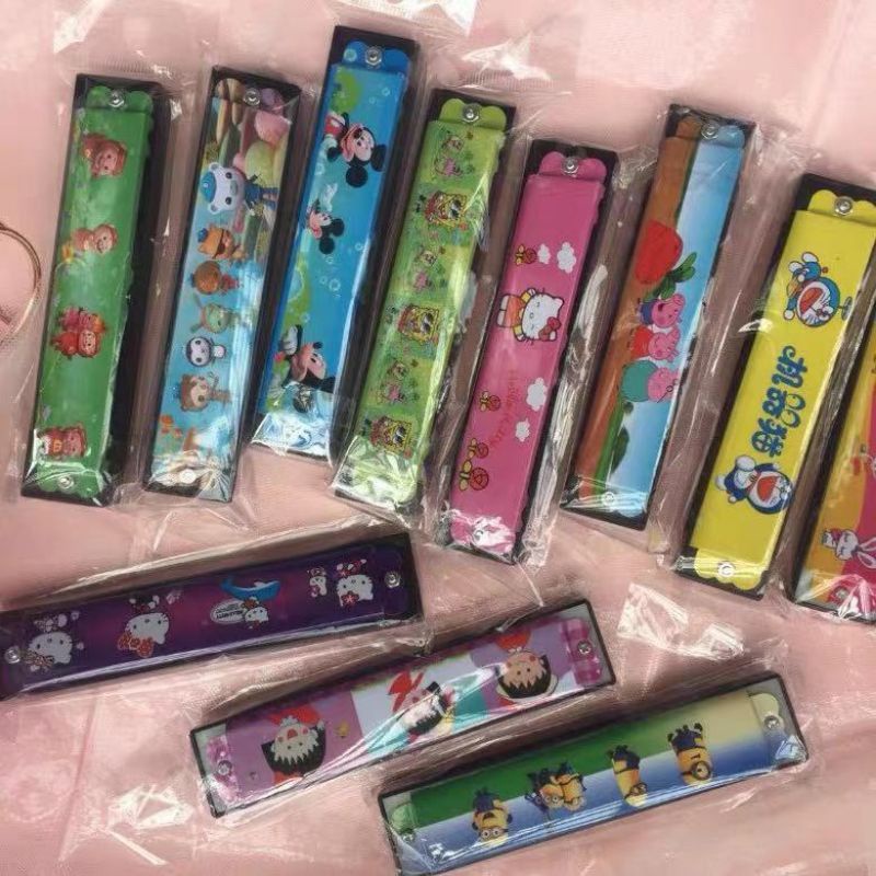 [Cartoon Harmonica] 16 Holes Children Toy Cartoon Hello Kitty Harmonica ...