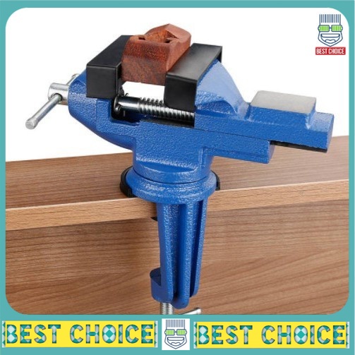Swivel Table Vise,Rotate 360° Table Vise Bench Clamp For Universal Woodworking Drilling Metal Work And So On