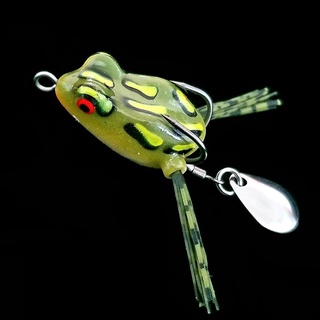 1Pcs 3cm/4.2g Mini Soft Frog Soft Plastic Frog Floating Bait 3D