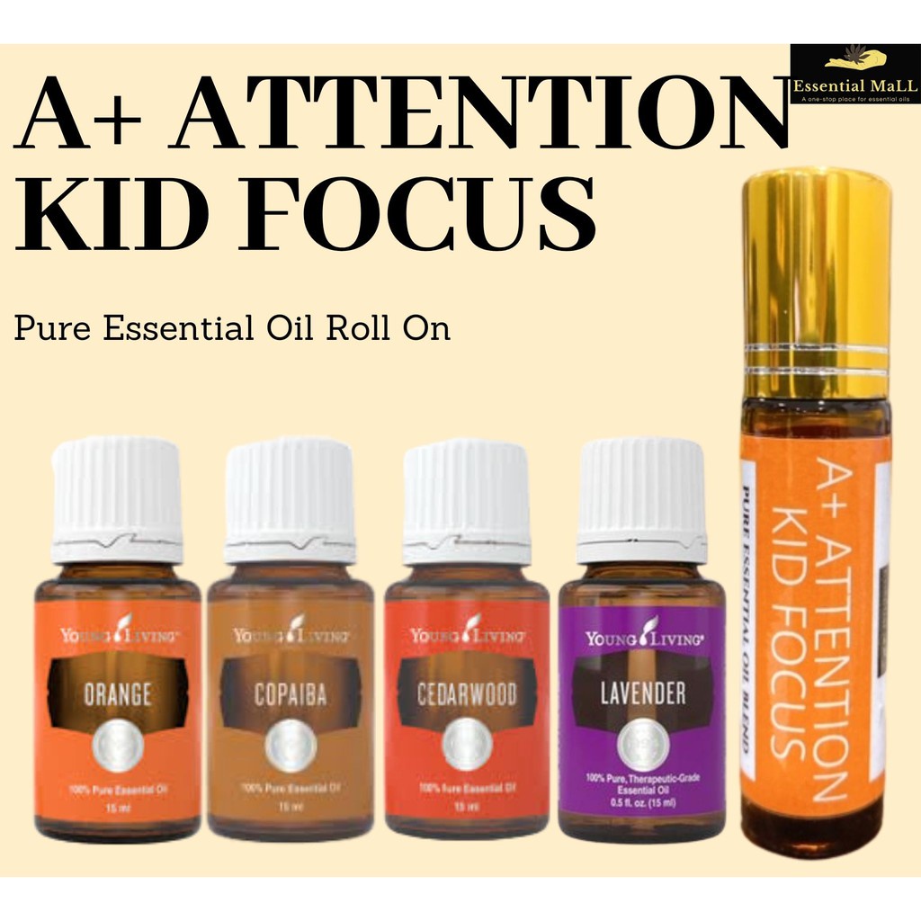 dettol spray A+ Attention Kids Focus RollOn Pre Dilute Essential Oil