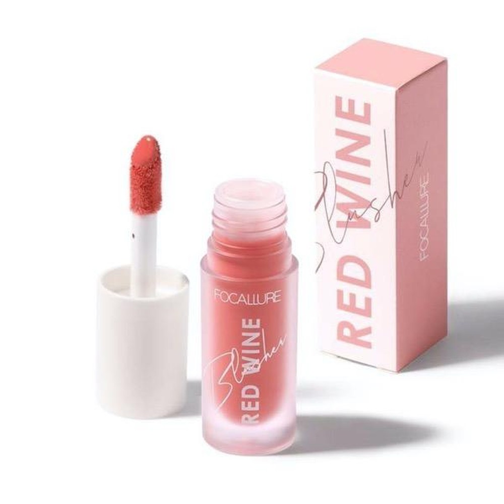 Focallure Hangover Red Wine Liquid Blush Perfect For Women Shopee