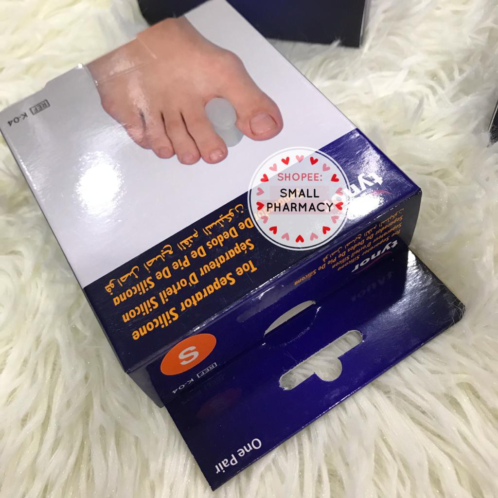 TYNOR Toe Separator Silicone K04 One Pair size S / M / L Shopee