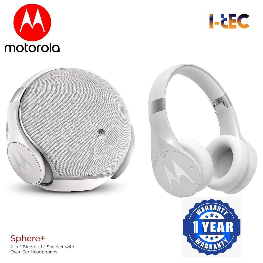 Motorola Sphere+ 2-in-1 スピーカー　ヘッドフォン　新品 楽天市場】Motorola Sphere+ モトローラ スフィアプラス