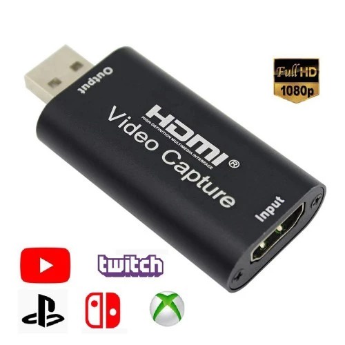 Usb CAPTURE CARD HDMI 1080P Video Recording Gaming Screen OBS Youtube ...