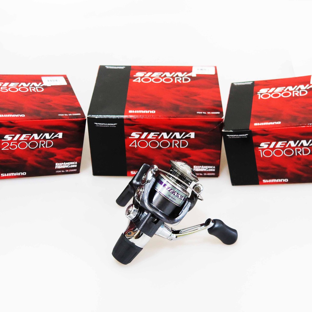 NEW SHIMANO Fishing reel SIENNA RD Spinning Reel With 1 Year Local Warranty  & Free Gift