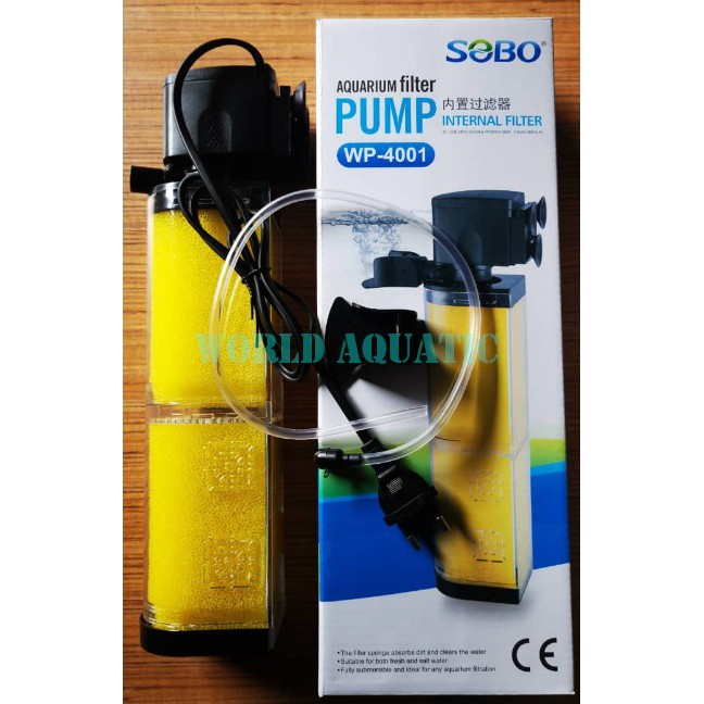 SOBO AQUARIUM INTERNAL FILTER WP4001 30W 2000 L/H Shopee Malaysia