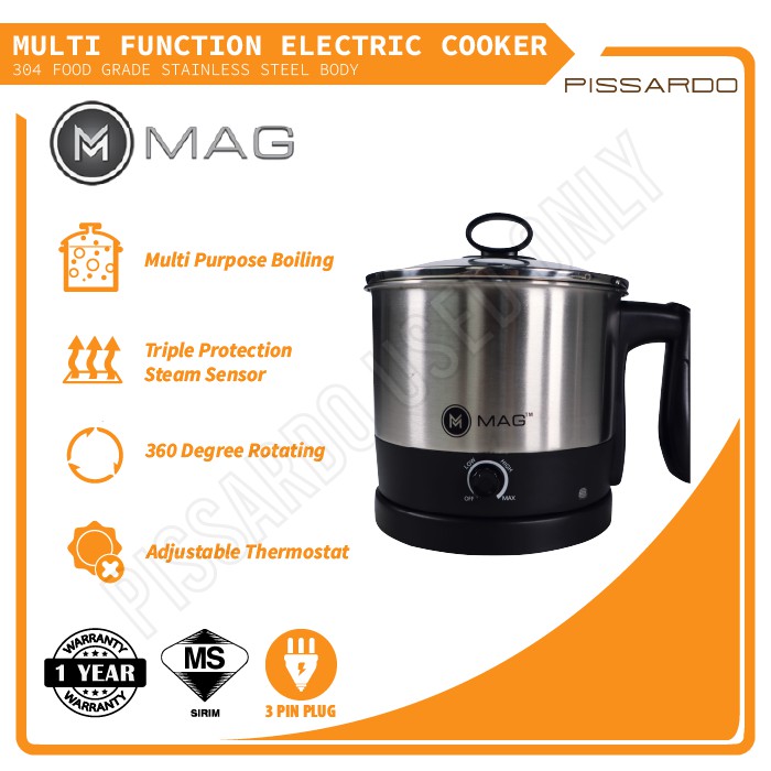 Bear Electric Multi-Function Mincing Machine 2.5L, Food Chopper, BFC-G25L