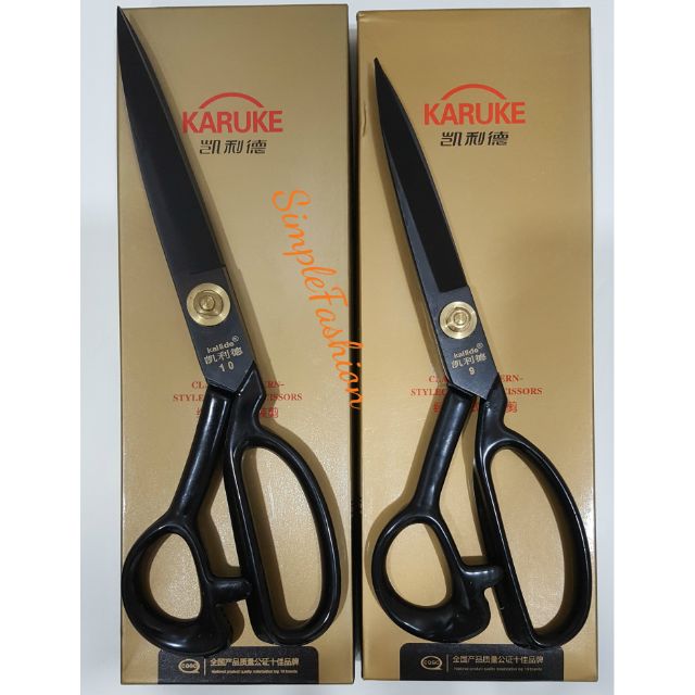 Karuke Professional Tailoring Scissors / Gunting Kain Berkualiti (9 ...