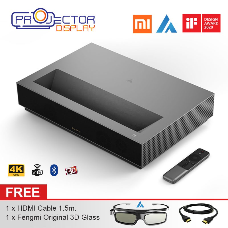 Xiaomi Fengmi 4k Cinema Pro 2400 ANSI Lumens Laser Projector Home ...