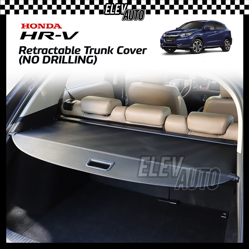 Honda HR-V 2015 - 2021 Leather Retractable Trunk Cover Rear Cargo Boot ...