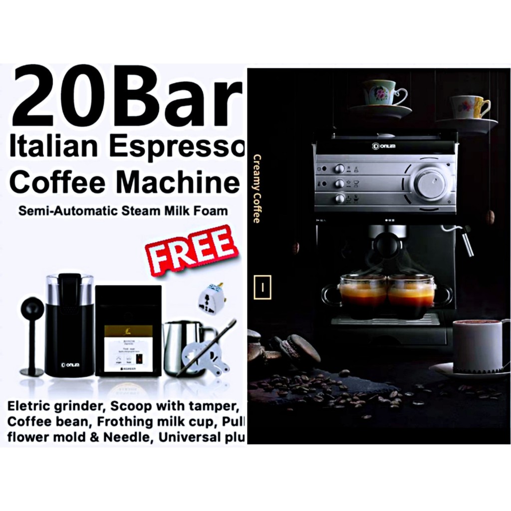 Donlim DL-KF6001 Advanced Espresso Italian Coffee Machine Pump Steam 20 ...