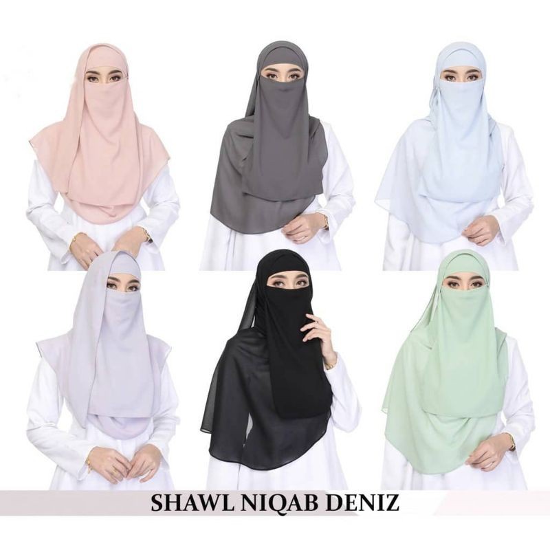 shawl niqab