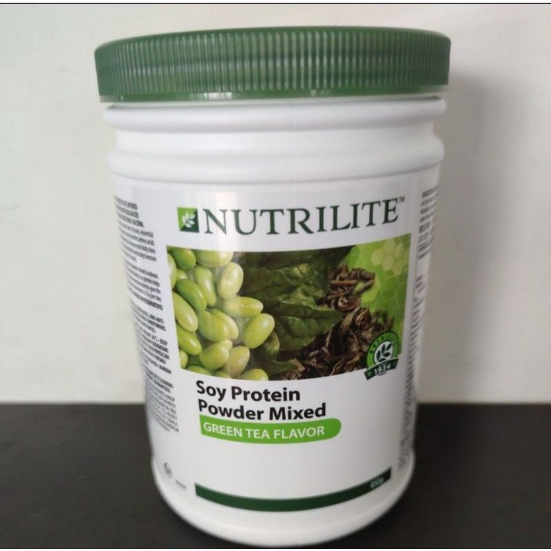 [READY STOCK] Amway Nutrilite Green Tea Flavor Soy Protein Powder Mixed ...