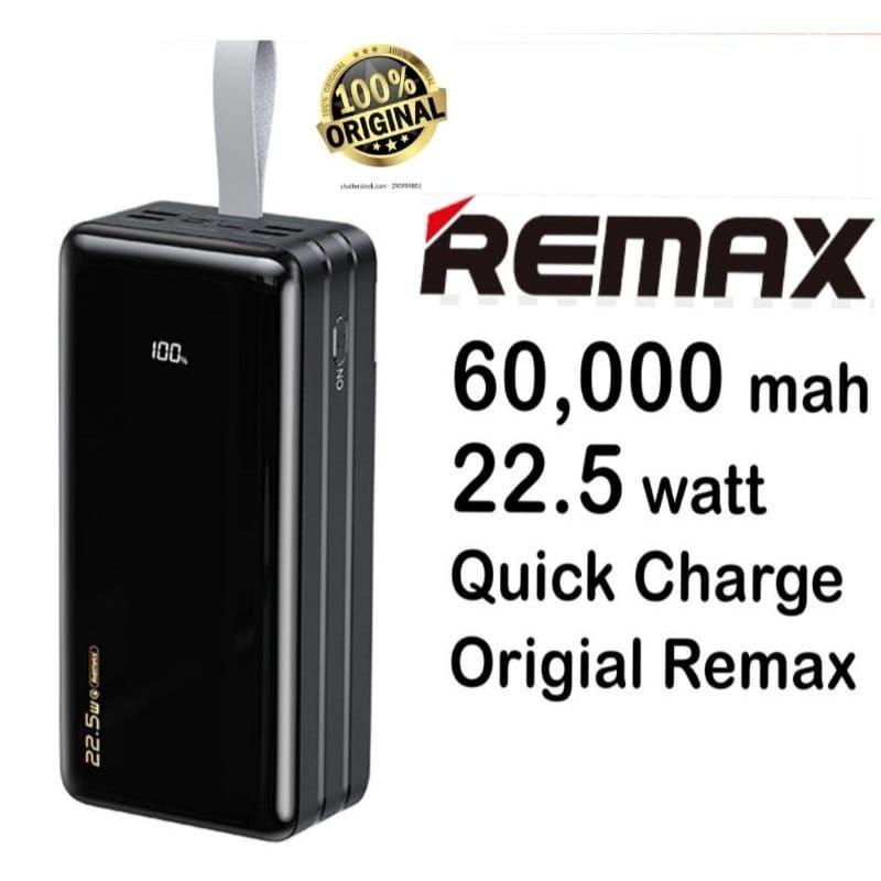🔥ORIGINAL REMAX 60000mAh🔥REMAX 50000mAh 40000 Power Bank 4 USB Outputs ...