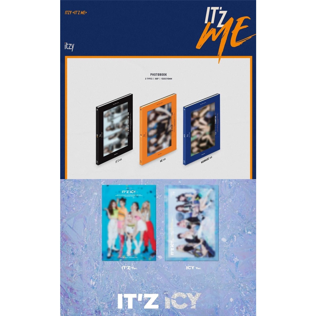 ITZY - [IT'Z ME / IT'Z ICY] Mini Album Vol.1 / Vol.2 | Shopee Malaysia