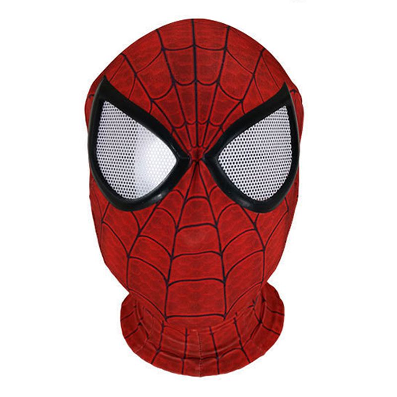 Spiderman Spider Man Miles Morales Elastic Mask Headcover Cosplay Adult ...