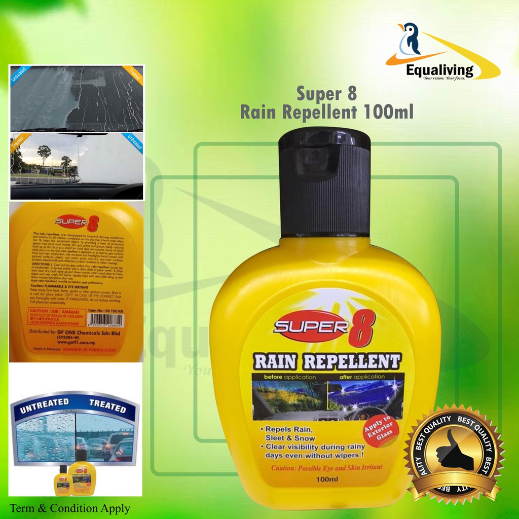 🔥Ready Stock🔥Nano Rain Repellent Car Glass Windscreen Coating Liquid