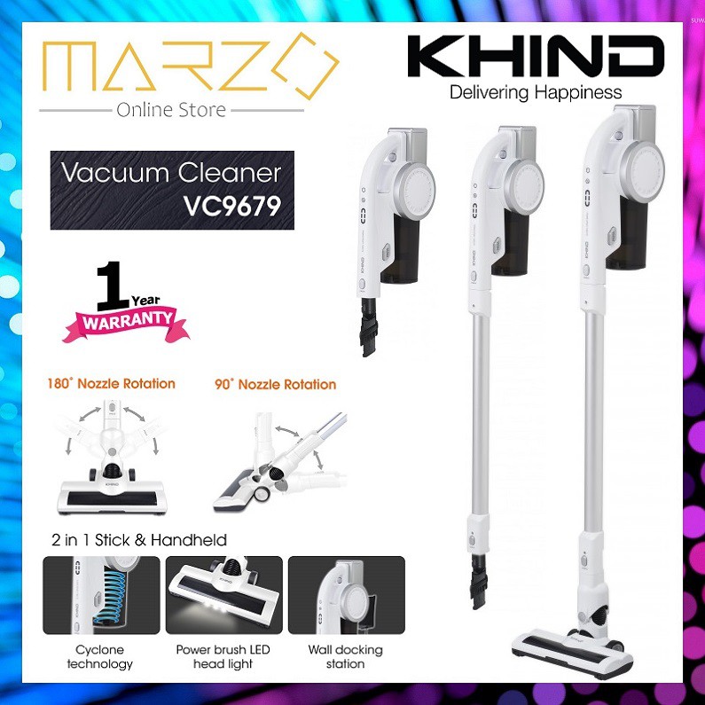 Khind cordless vacuum cleaner best sale vc9679 review