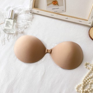 【Ready stock】Women's Sexy Non Slip bra Invisible Push Up Bra Self-Adhesive  Silicone Seamless Front Closure Sticky