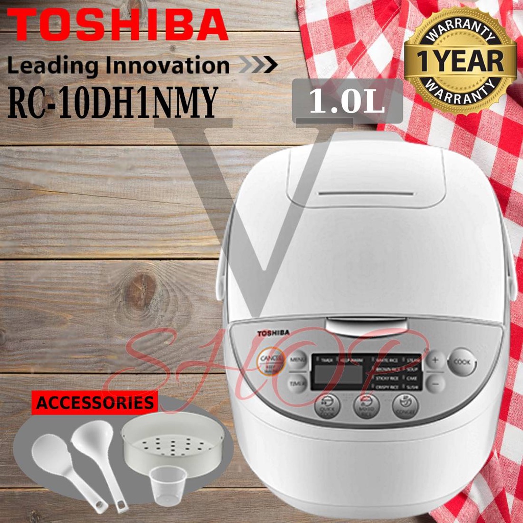 TOSHIBA MICROCOMPUTER RICE COOKER 1L RC10DH1NMY // 1.8L RC18DH1NMY ...