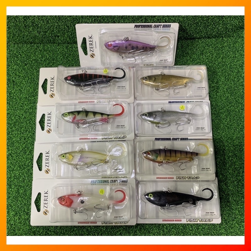 Zerek Fish Trap Professional Craft Series Soft Bait Fishing Lure (110mm ...