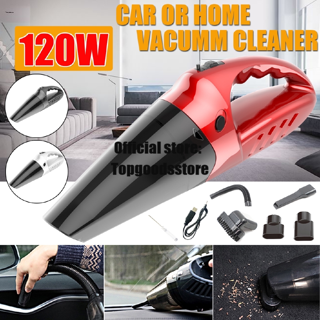 120W Rechargeable Cordless Wet Dry Car Vacuum Cleaner Mini Portable