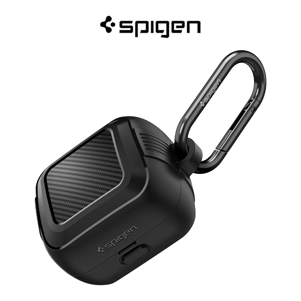 Spigen Sony LinkBuds Case Rugged Armor Black Casing Drop Protection