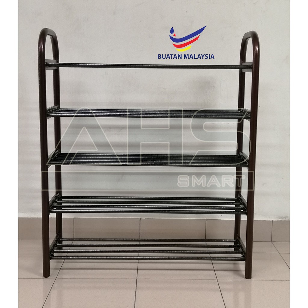 Smart Design | 5 Tier Steel Shoe Rack