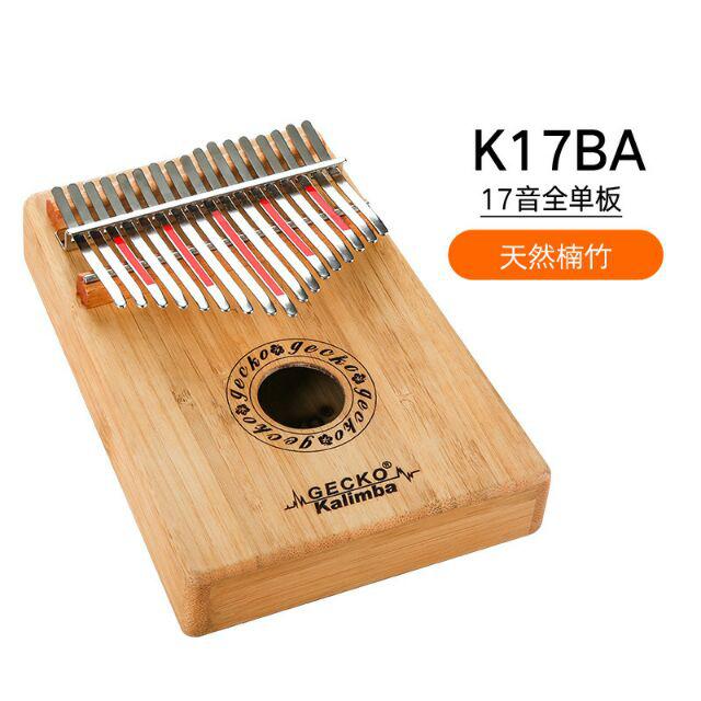 gecko KALIMBA 17 tones camphor and mao bamboo solid wood thumb piano Shopee Malaysia