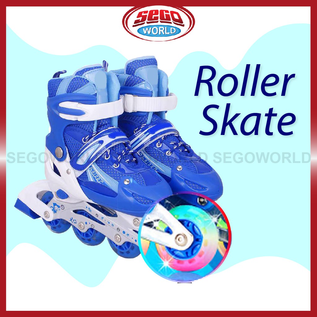 【Malaysia Ready Stock】 ☃Kids Inline Skates Roller Skate Shoes Hand