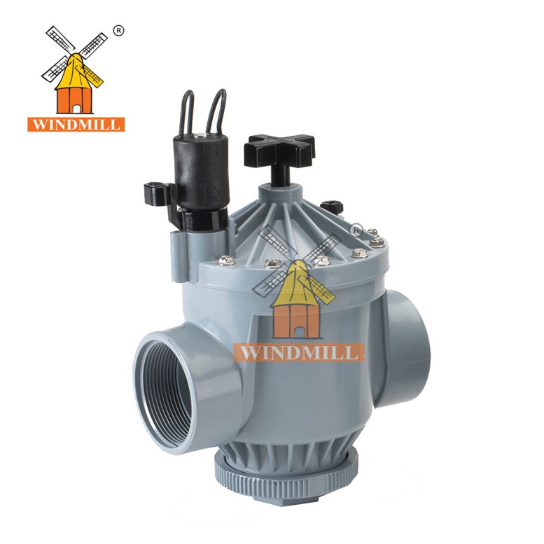 PVC Solenoid Valve Irrigation Automatic Timer Shut Off Valve Lawn Golf ...
