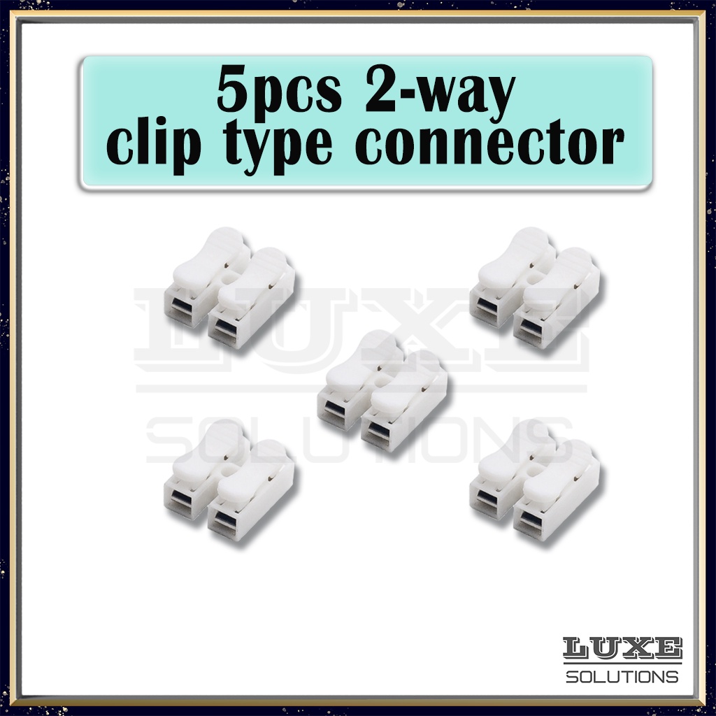 👍100 Copper👍 PVC Connector / Clip Type Connector for wiring & cable
