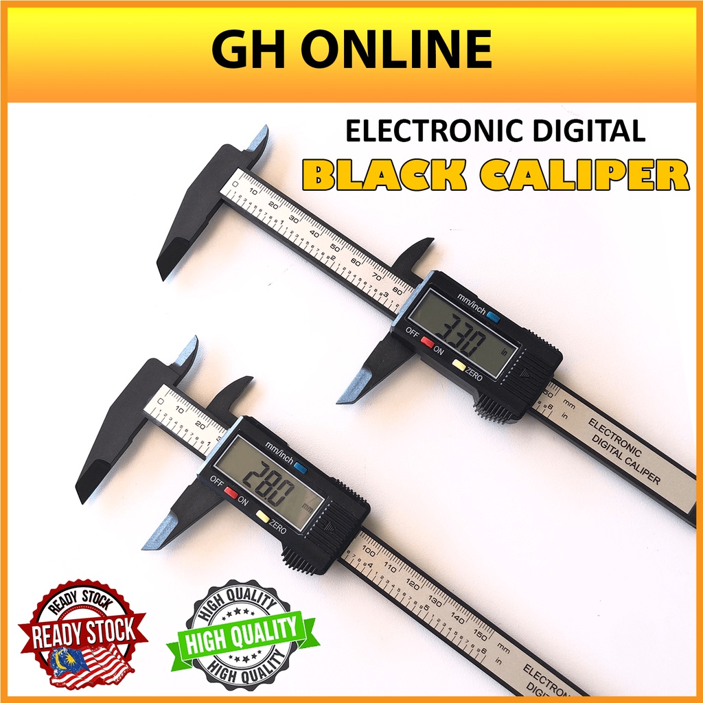 CALIPER ELECTRONIC DIGITAL BLACK CALIPER Shopee Malaysia