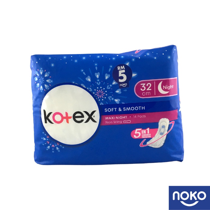Kotex 14 in 1 Non Wing 32cm Night Sanitary Pad 3854 Shopee Malaysia