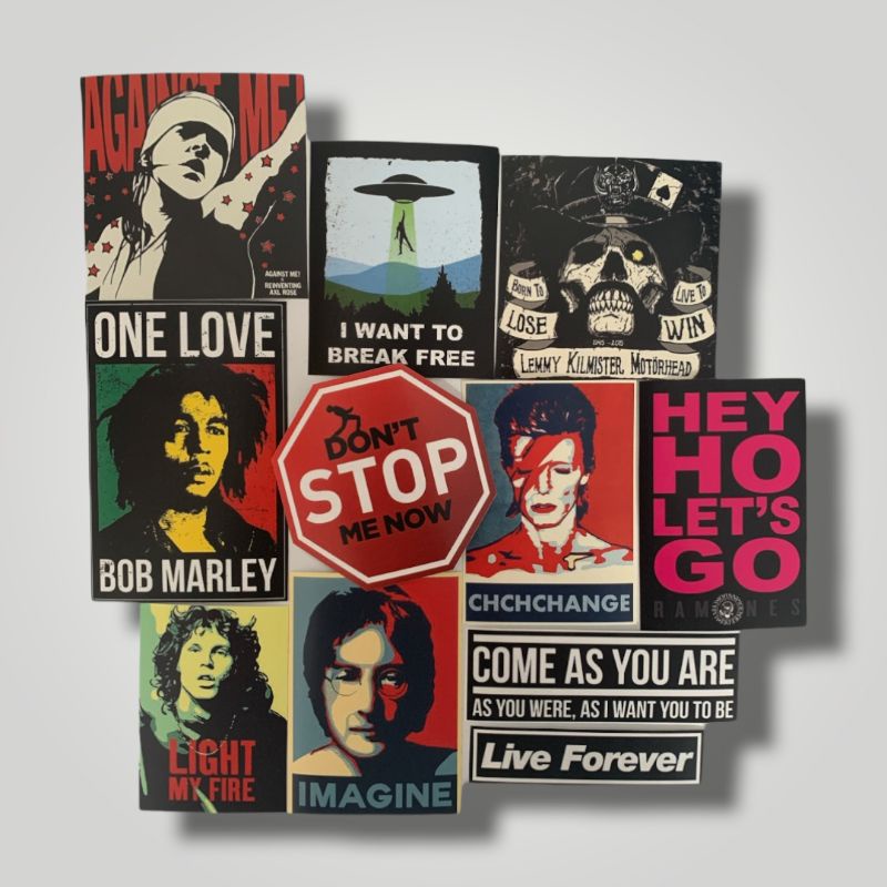 Musician Quotes Sticker Pack Tagline/ (11 stickers) | Shopee Malaysia